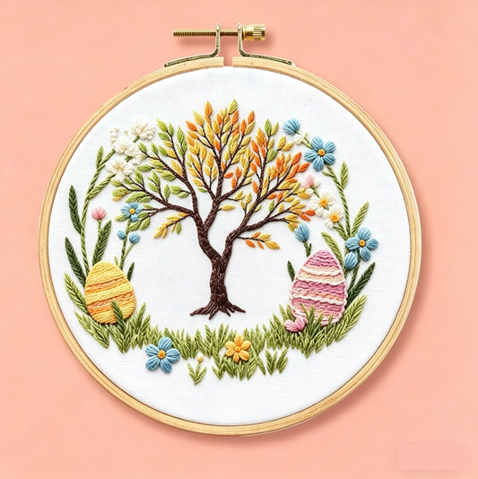 Autumn Tree Embroidery Kit