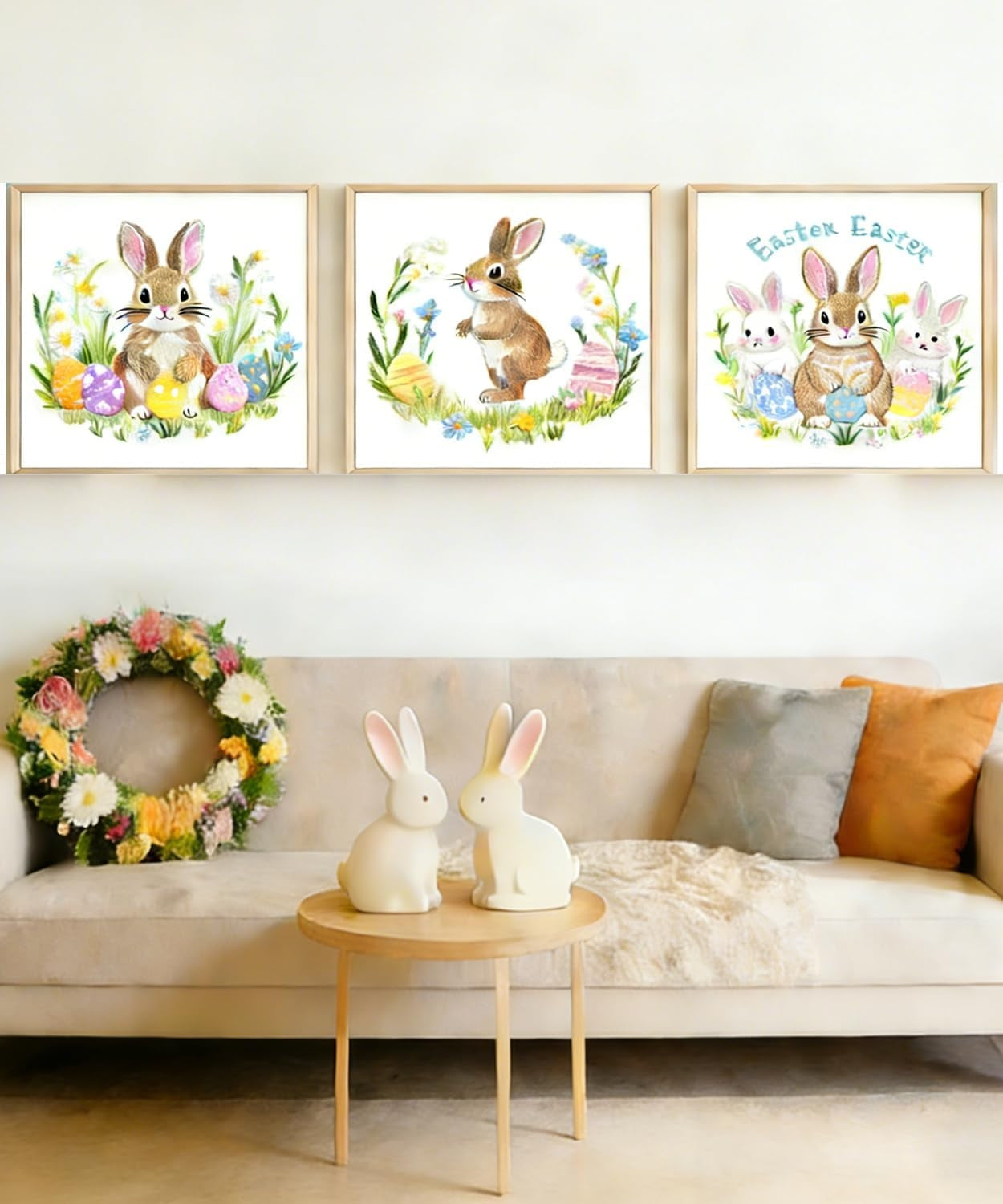 Easter Bunny Trio Embroidery Kit