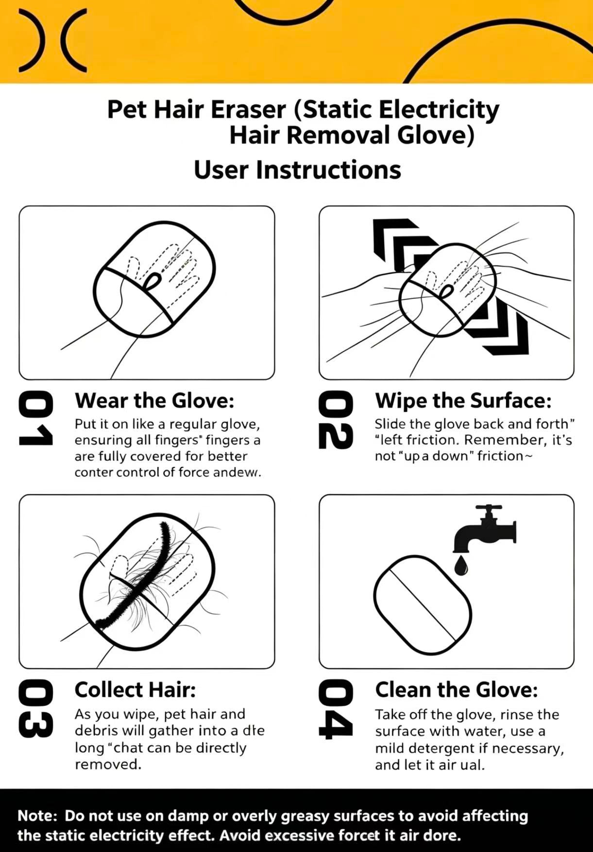 Magic Pet Fur Removal Glove
