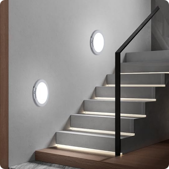 Smart Wireless Ceiling Light | 3-Second Magnetic Setup (Damage Free & Rechargeable）
