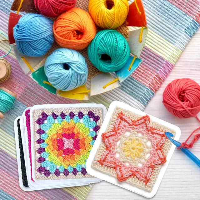 The Granny Square Card Deck: 50 mix and match designs