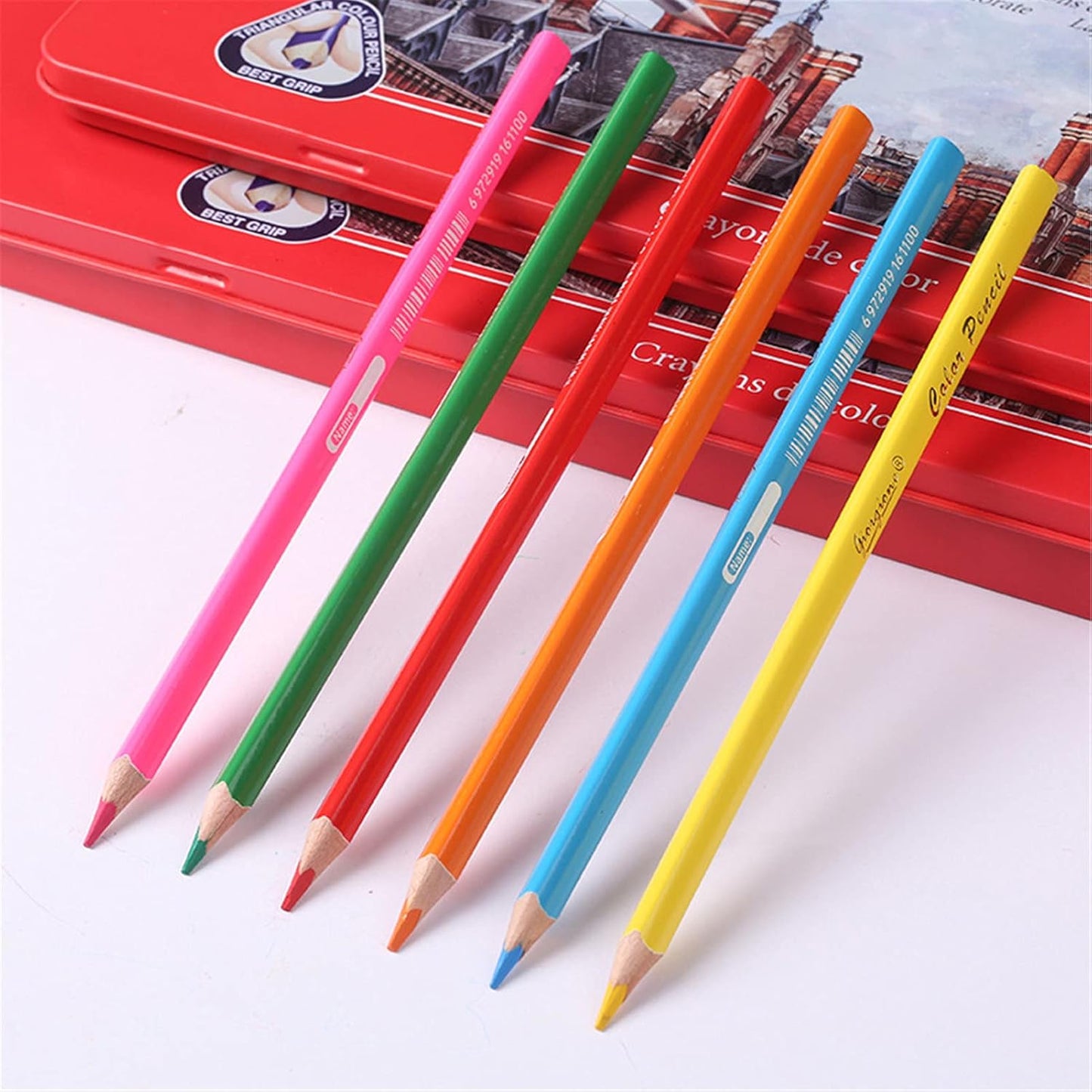 Tin Case Oil-Based Color Pens