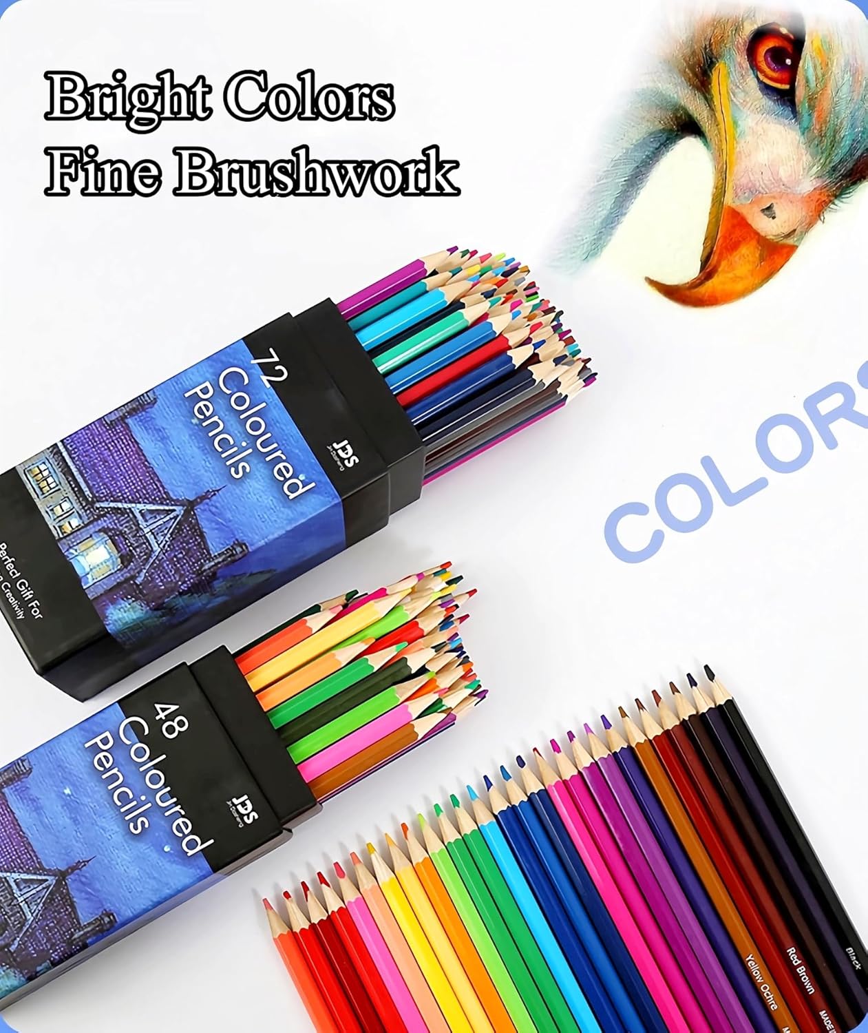 Cardboard Box Oil-Based Color Pens