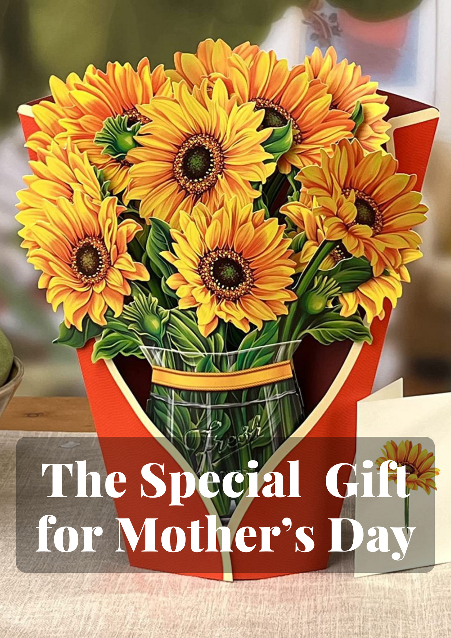 3D Stereo Flower Greeting Card – A Perfect Gift for Mother’s Day