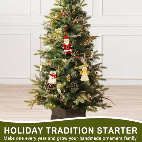 DIY Button Snowman Ornament Kit