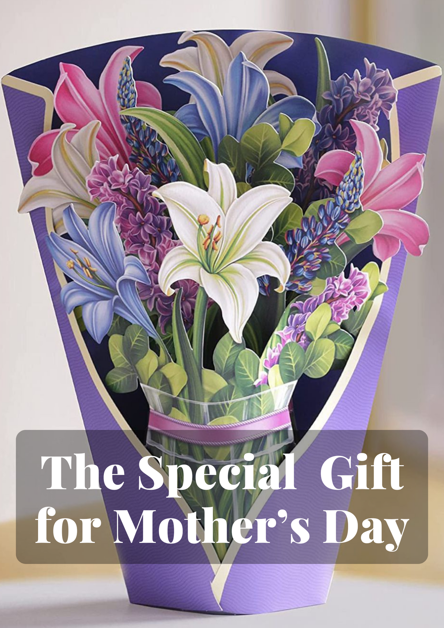 3D Stereo Flower Greeting Card – A Perfect Gift for Mother’s Day