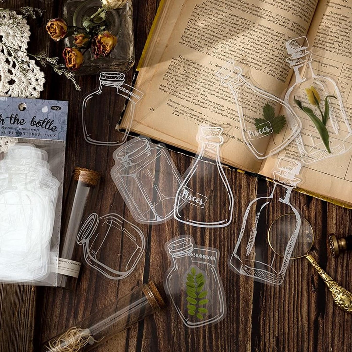 Laminating Pouches for DIY Botanical Bookmarks