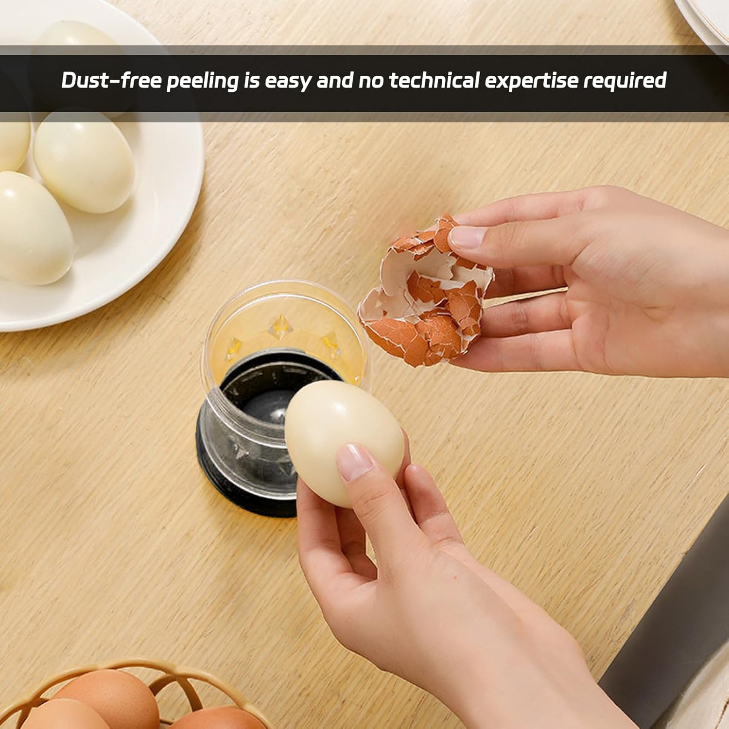 Hard-Boiled Egg Peeler🥚