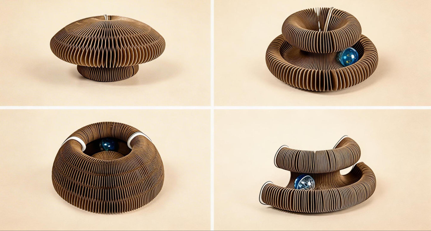 Accordion Cat Scratcher