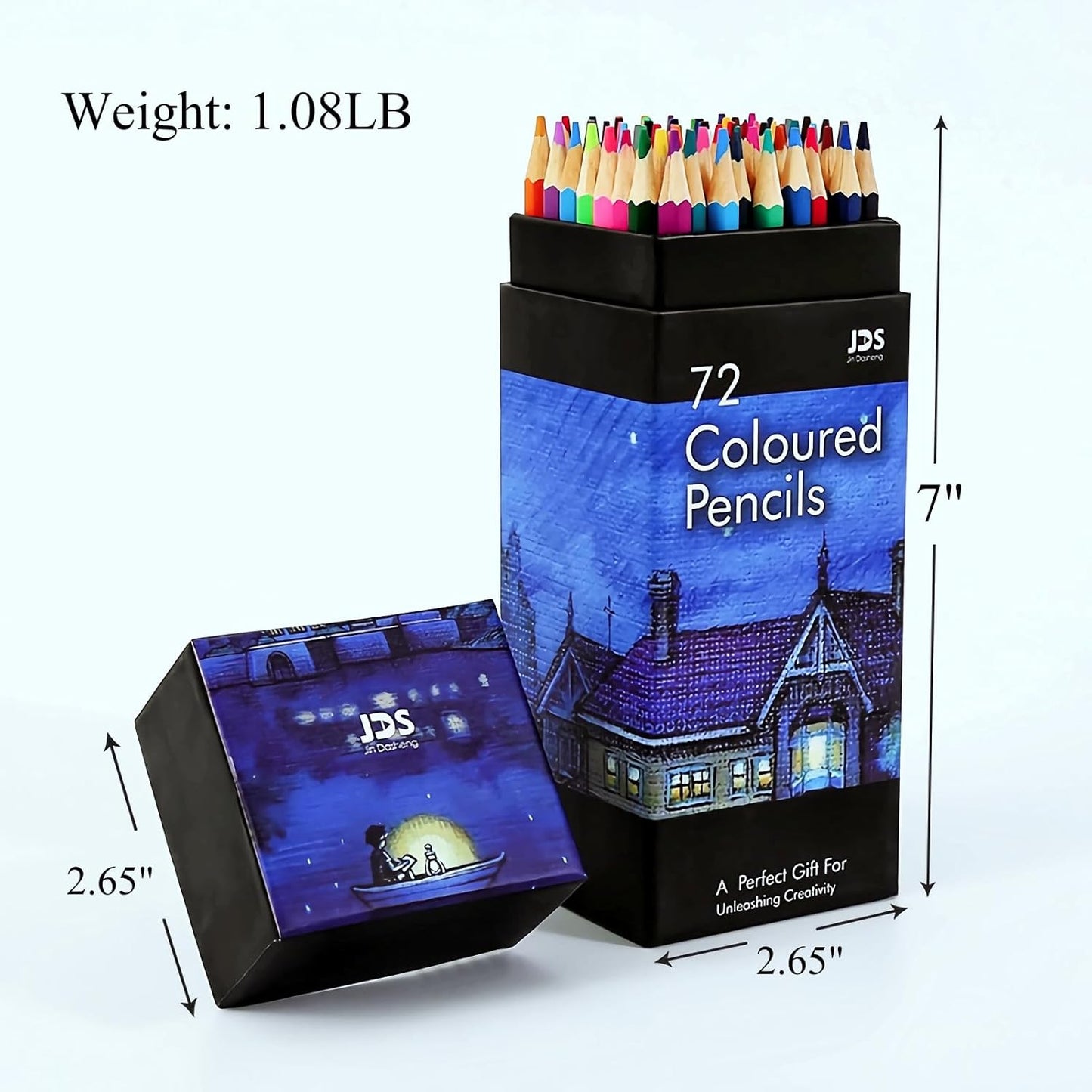 Cardboard Box Oil-Based Color Pens