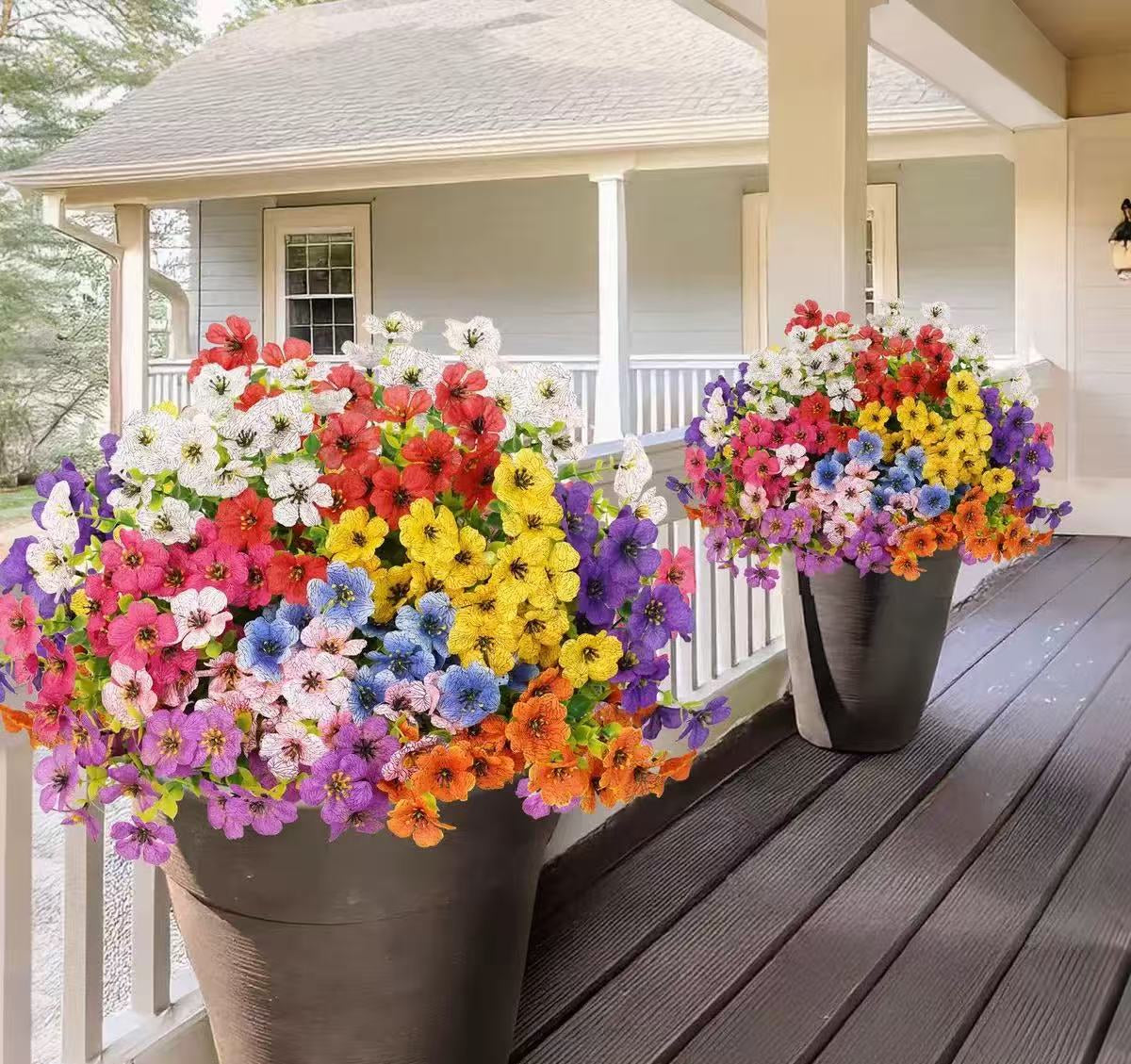 Lifelike Outdoor Flowers That Won’t Fade – No Watering, No Maintenance