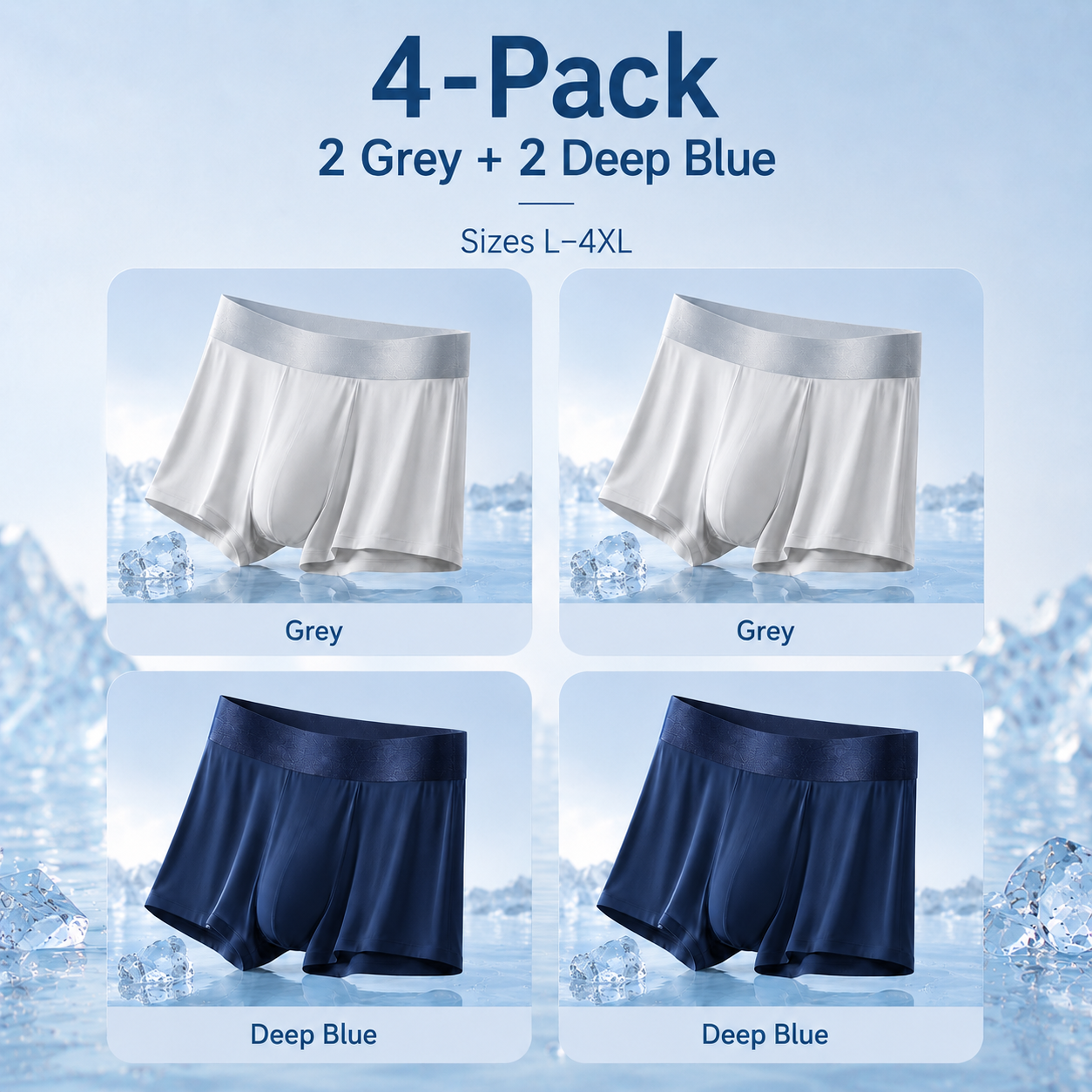 Ice Silk Underwear – Men & Women