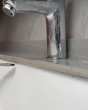 Alloy Crevice Cleaning Brush with Stiff Bristles