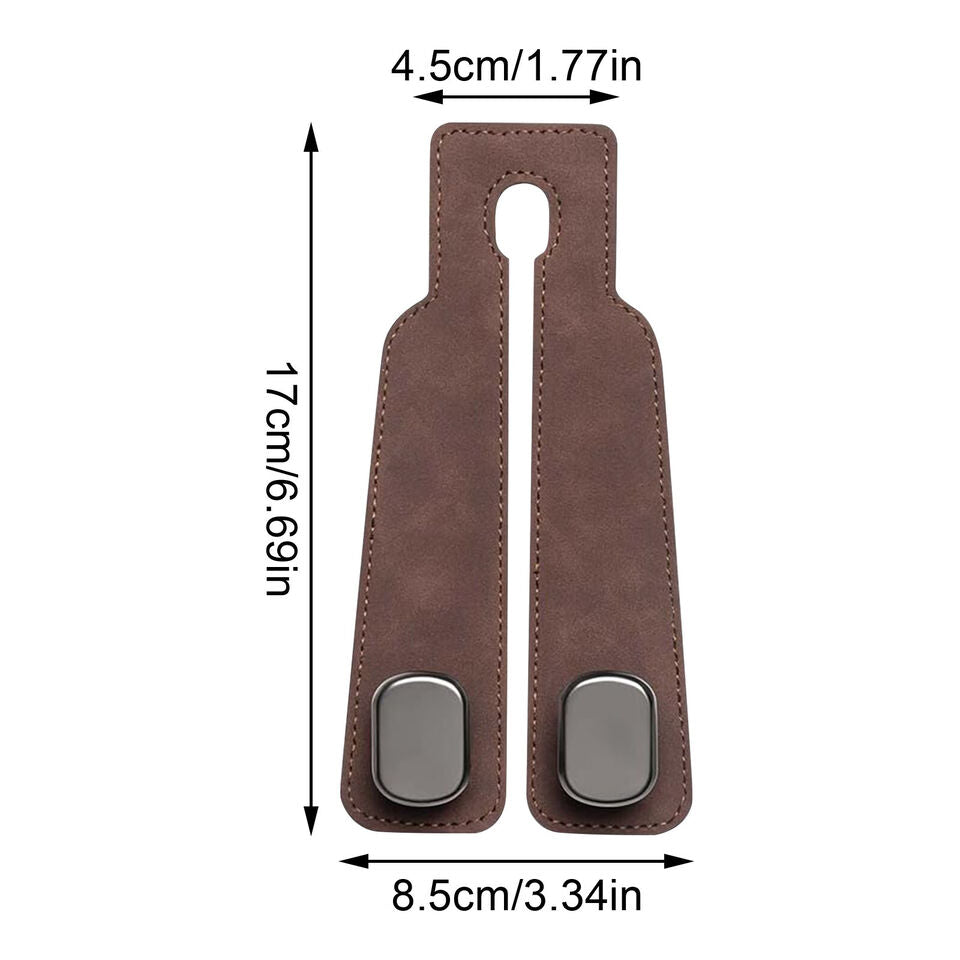 Hidden Metal Car Seat Headrest Hook(2 PCs)