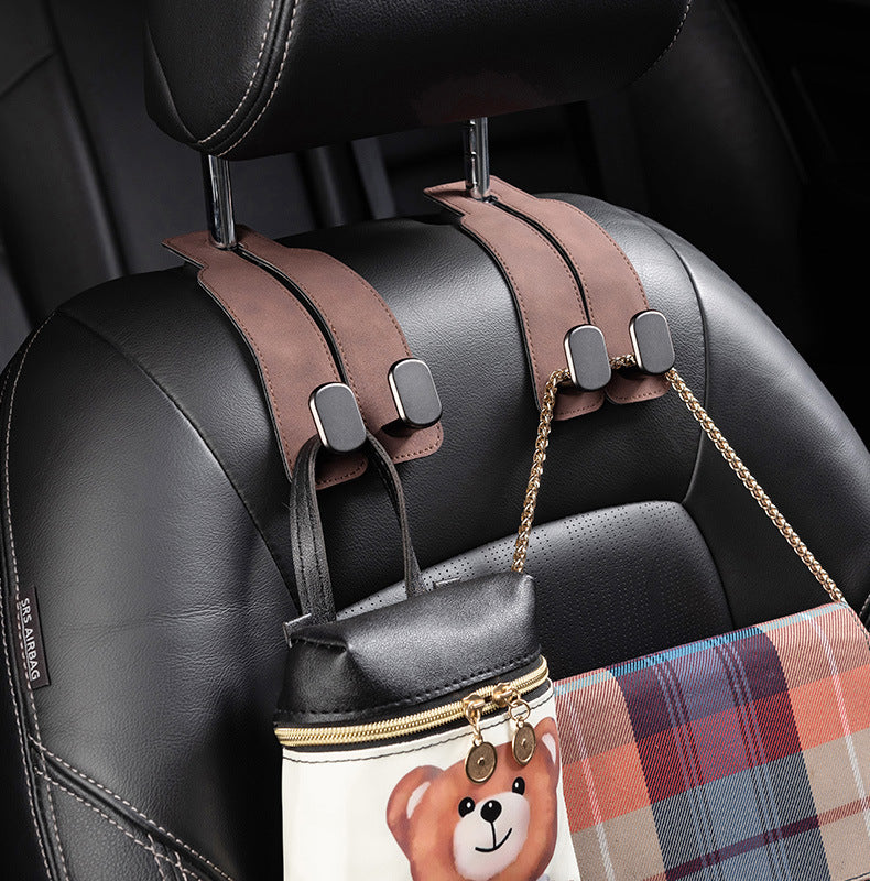 Hidden Metal Car Seat Headrest Hook(2 PCs)