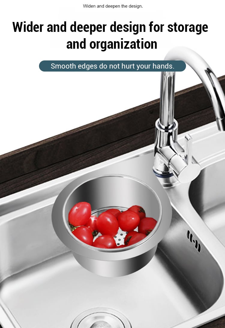 Swan stainless steel drain basket