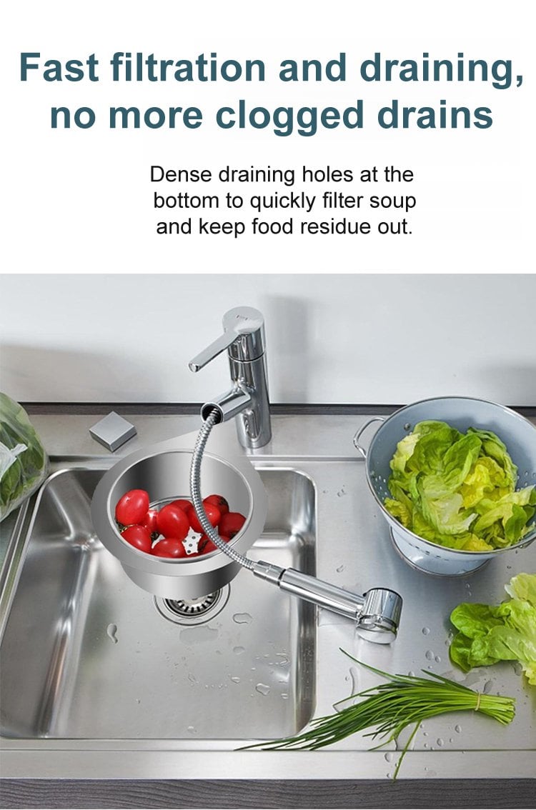 Swan stainless steel drain basket