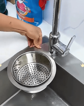 Swan stainless steel drain basket