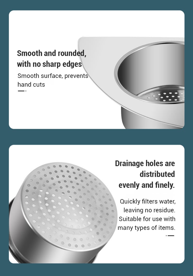Swan stainless steel drain basket