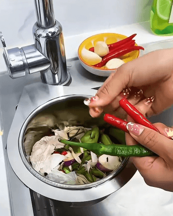 Swan stainless steel drain basket