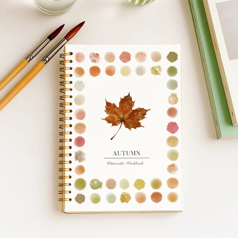 Beginner-Friendly Watercolor Workbook