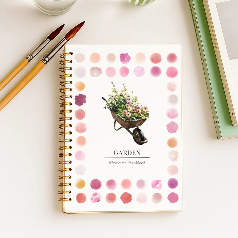 Beginner-Friendly Watercolor Workbook