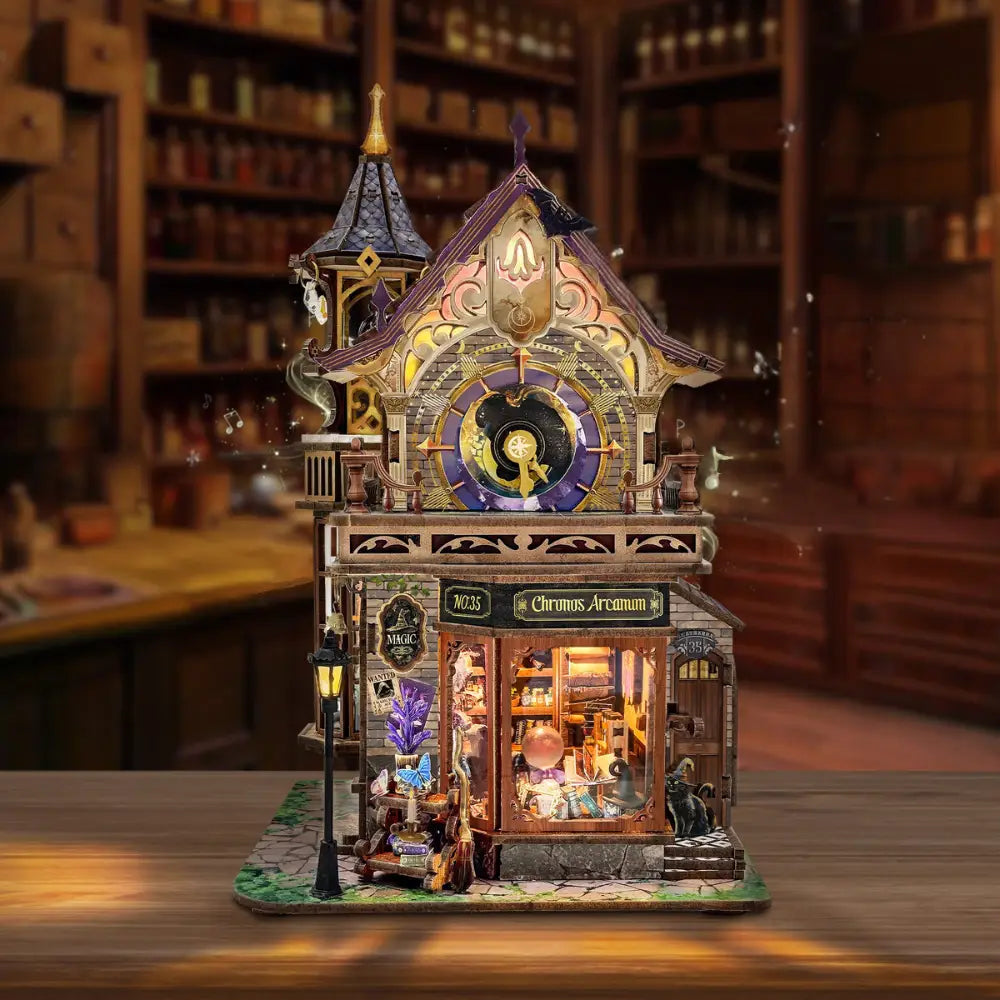 Magic Clock Tower-DIY 3D Book Nook Model Kit
