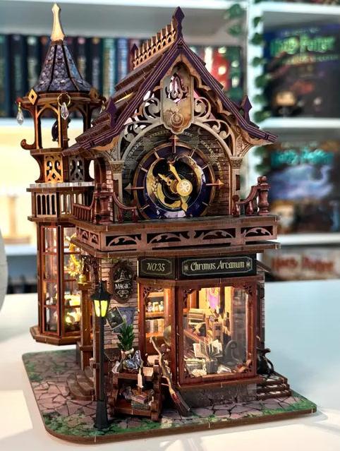 Magic Clock Tower-DIY 3D Book Nook Model Kit