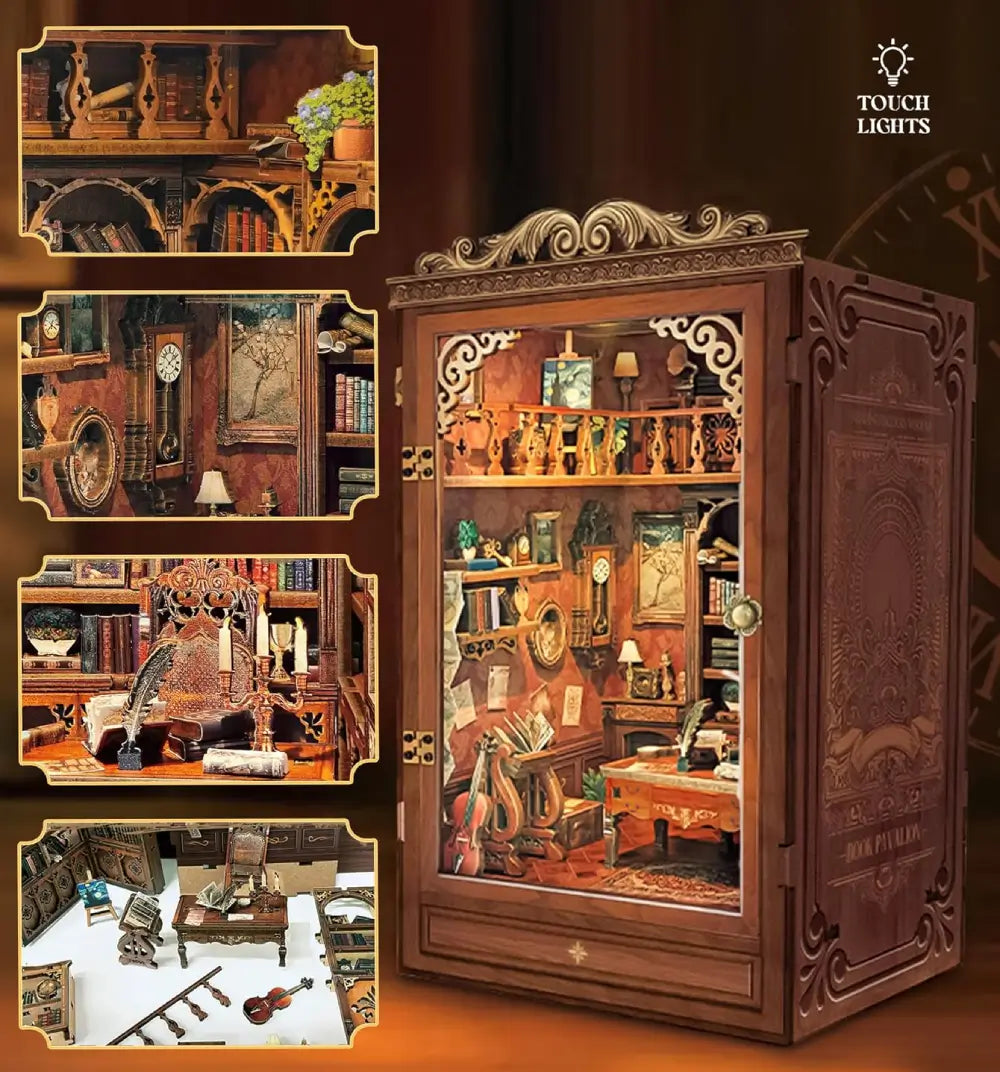 Timeless Book House-DIY 3D Book Nook Model Kit