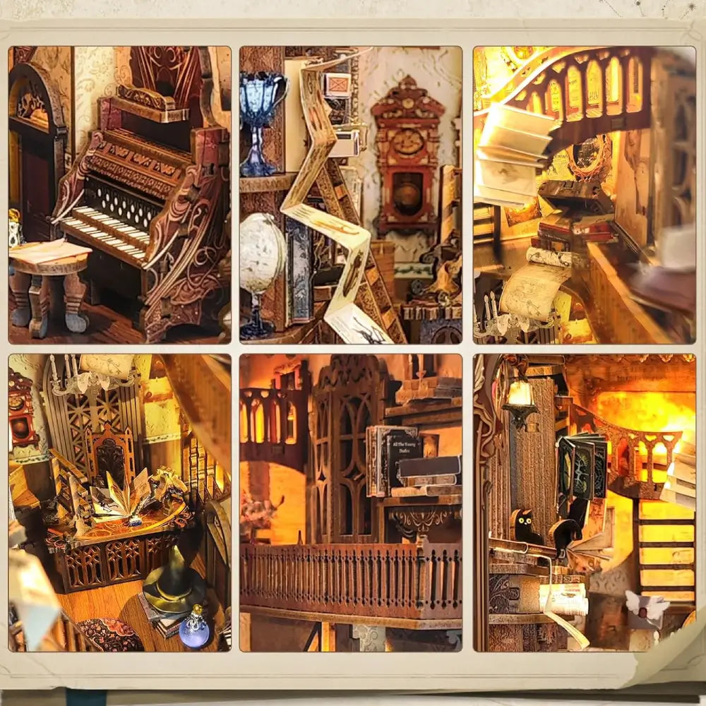 Magic World-DIY 3D Book Nook Model Kit