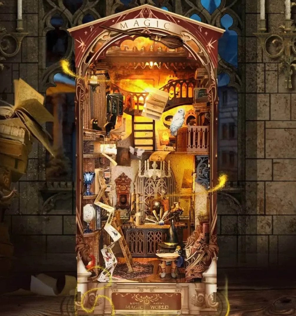 Magic World-DIY 3D Book Nook Model Kit