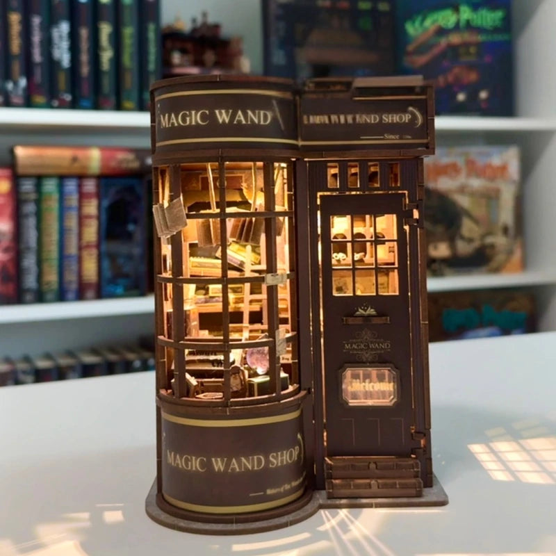 Magic Wand Store-DIY 3D Book Nook Model Kit