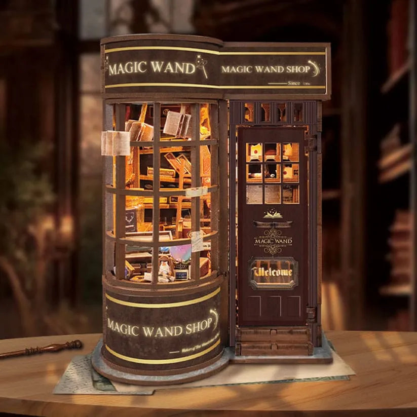 Magic Wand Store-DIY 3D Book Nook Model Kit