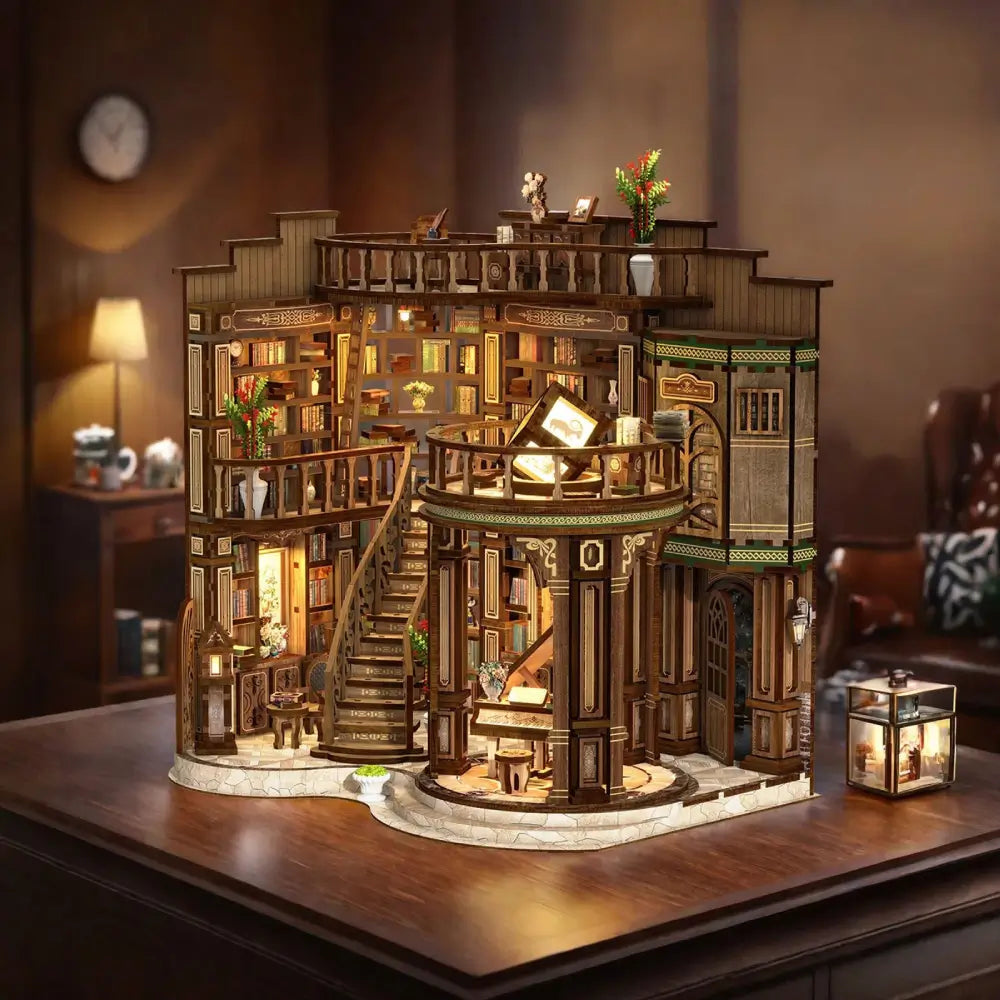 Dreamy Book Hall-DIY 3D Book Nook Model Kit