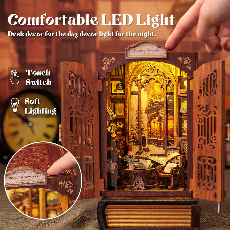 Bookshop Memories-DIY 3D Book Nook Model Kit