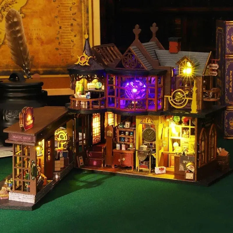Magic Treasure House-DIY 3D Book Nook Model Kit