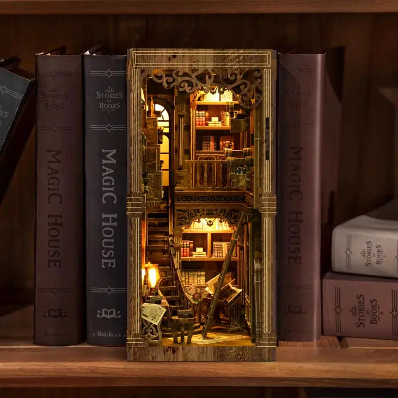 Ancient Library-DIY 3D Book Nook Model Kit
