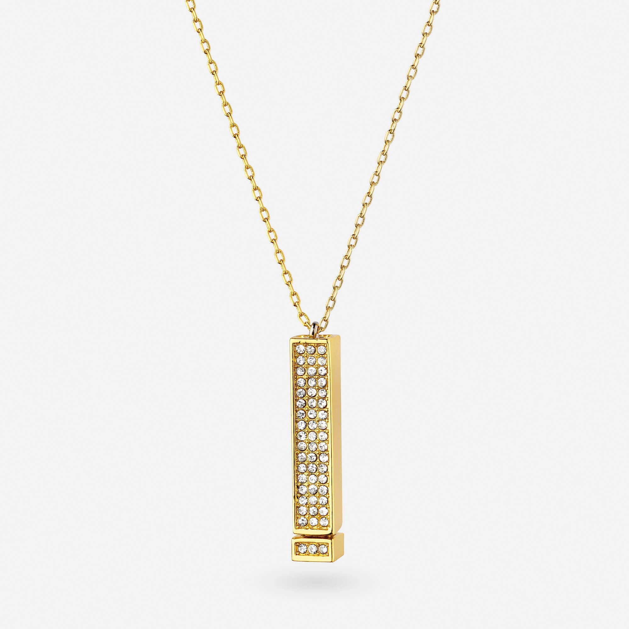 Secret Love Crystal Bar Necklace