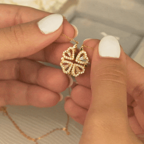Lucky Heart Clover Convertible Necklace