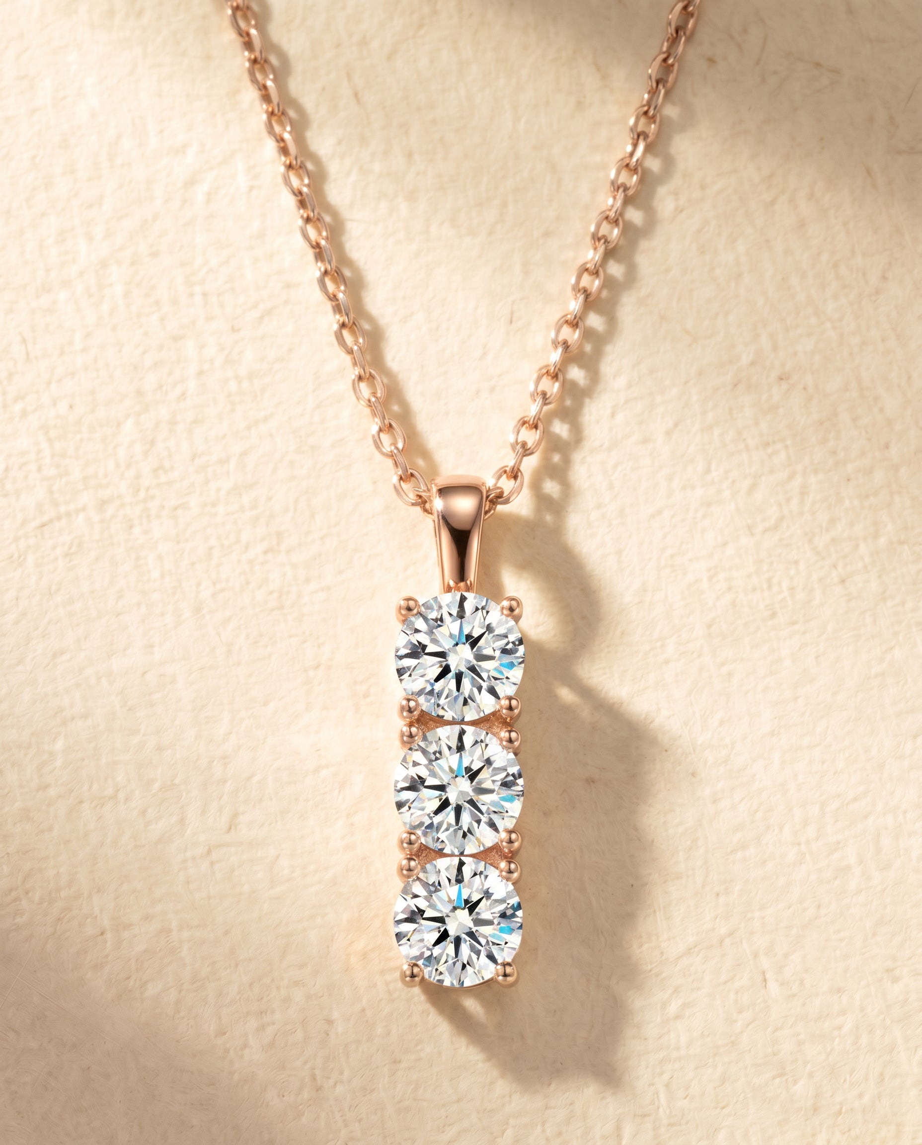 Eternal Three-Stone Necklace