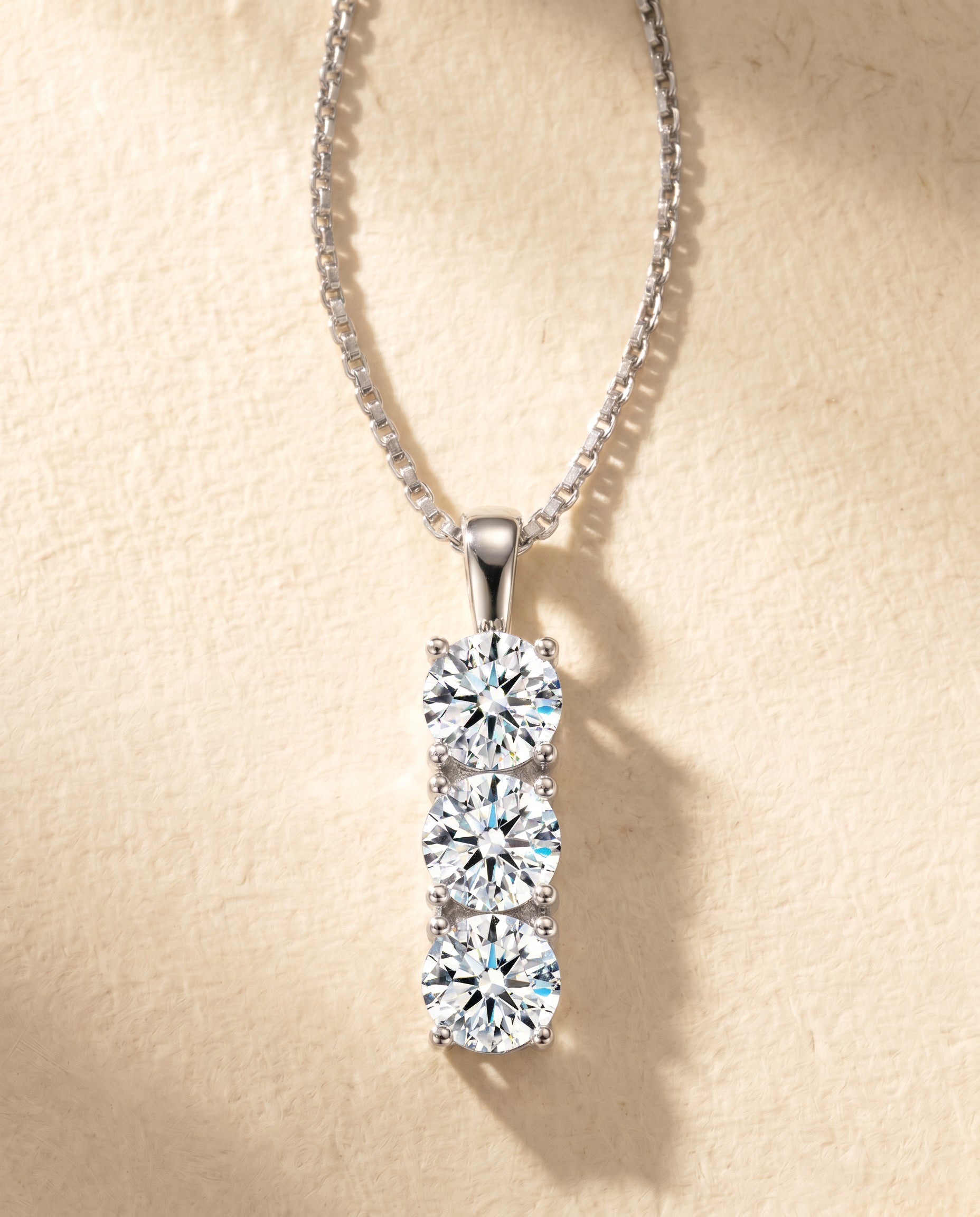 Eternal Three-Stone Necklace