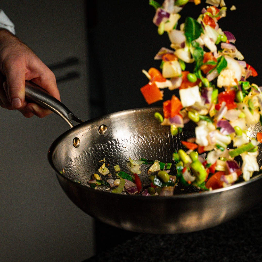Titanium Hammered Pan