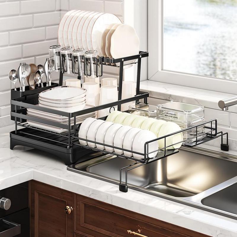 Foldable Over Sink Dish Drying Rack
