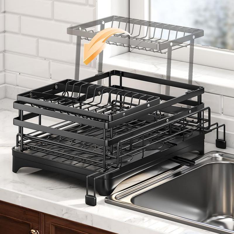 Foldable Over Sink Dish Drying Rack