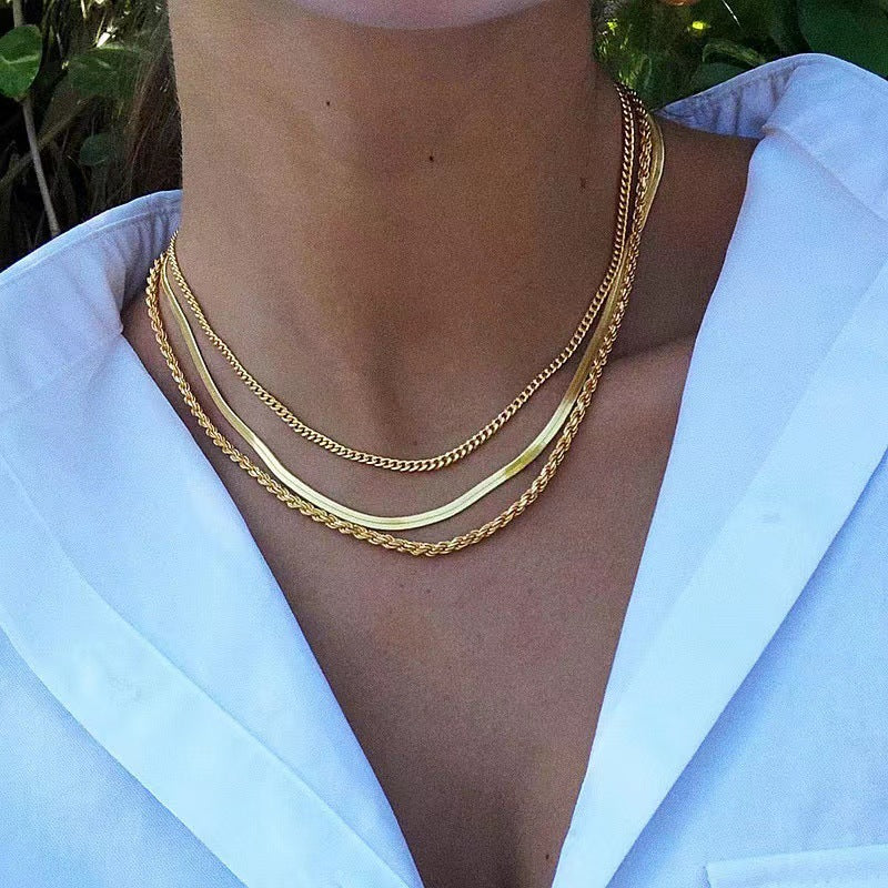 Triple Layer Necklace Collection
