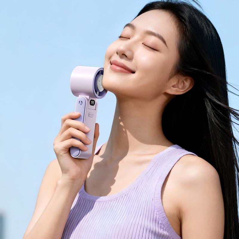 Portable Ice Cooling Fan