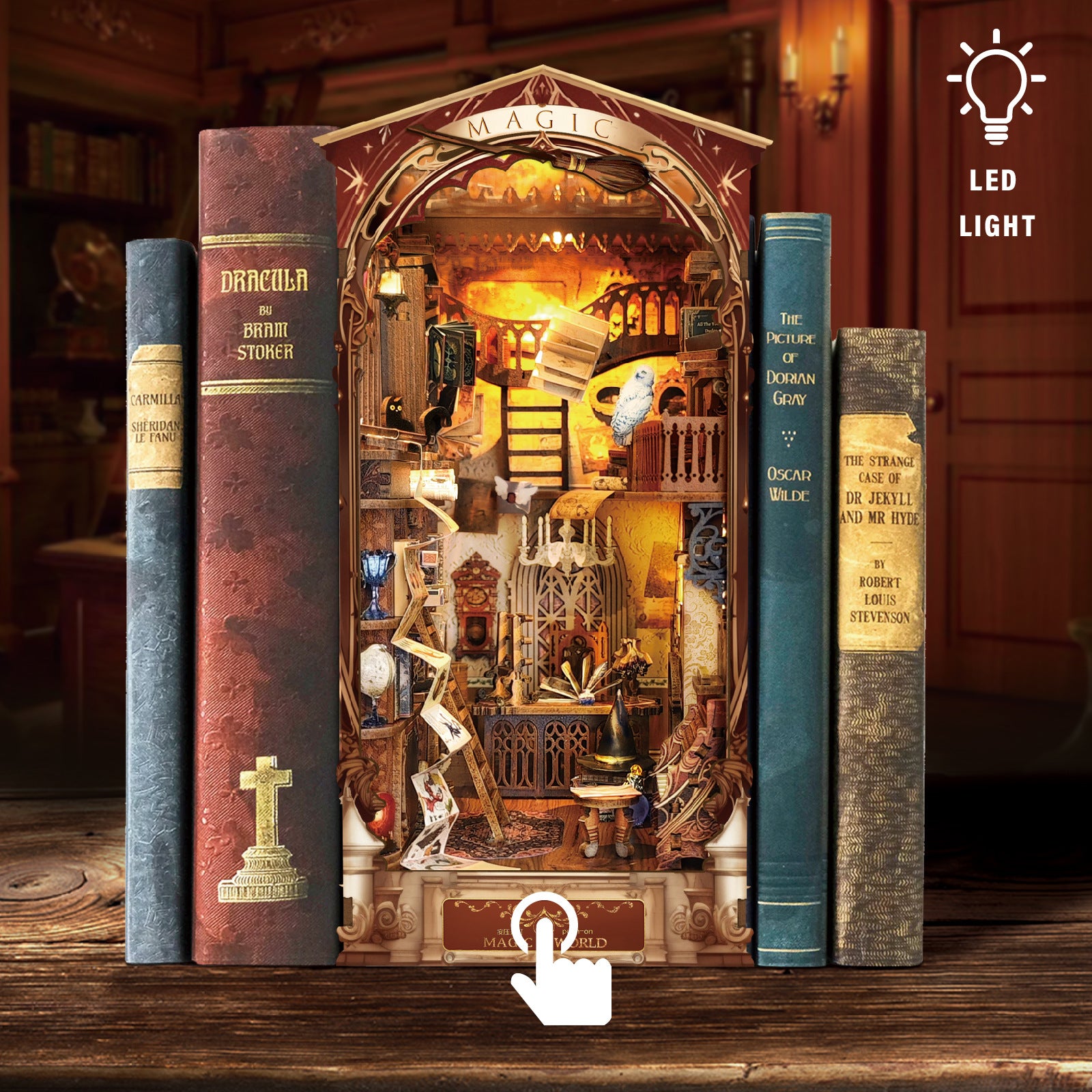 Magic World-DIY 3D Book Nook Model Kit