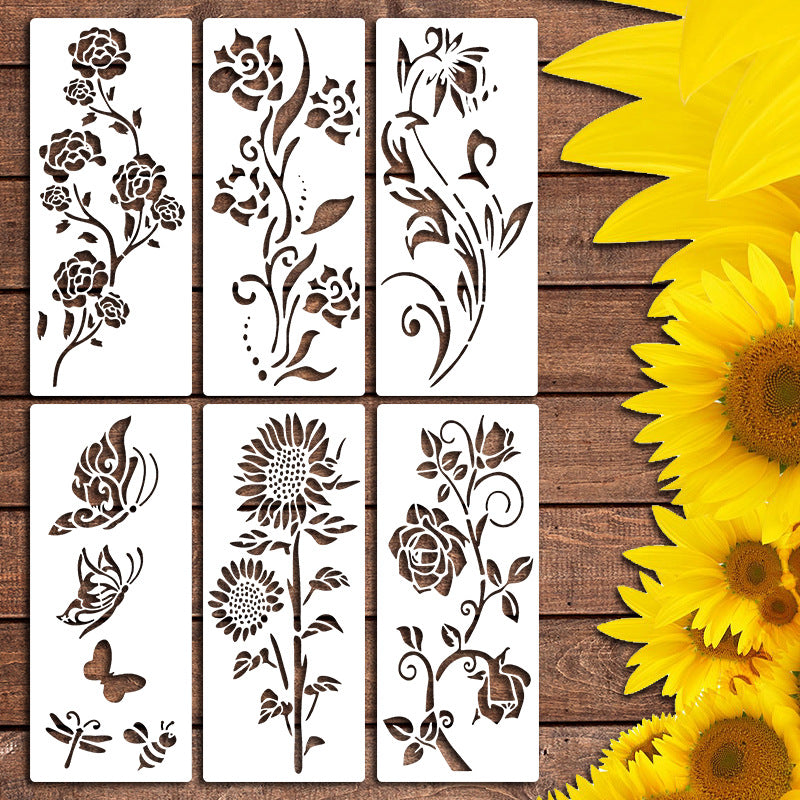 💐WildBloom Reusable Flower Stencils🌿DIY Art & Craft BloomTrace