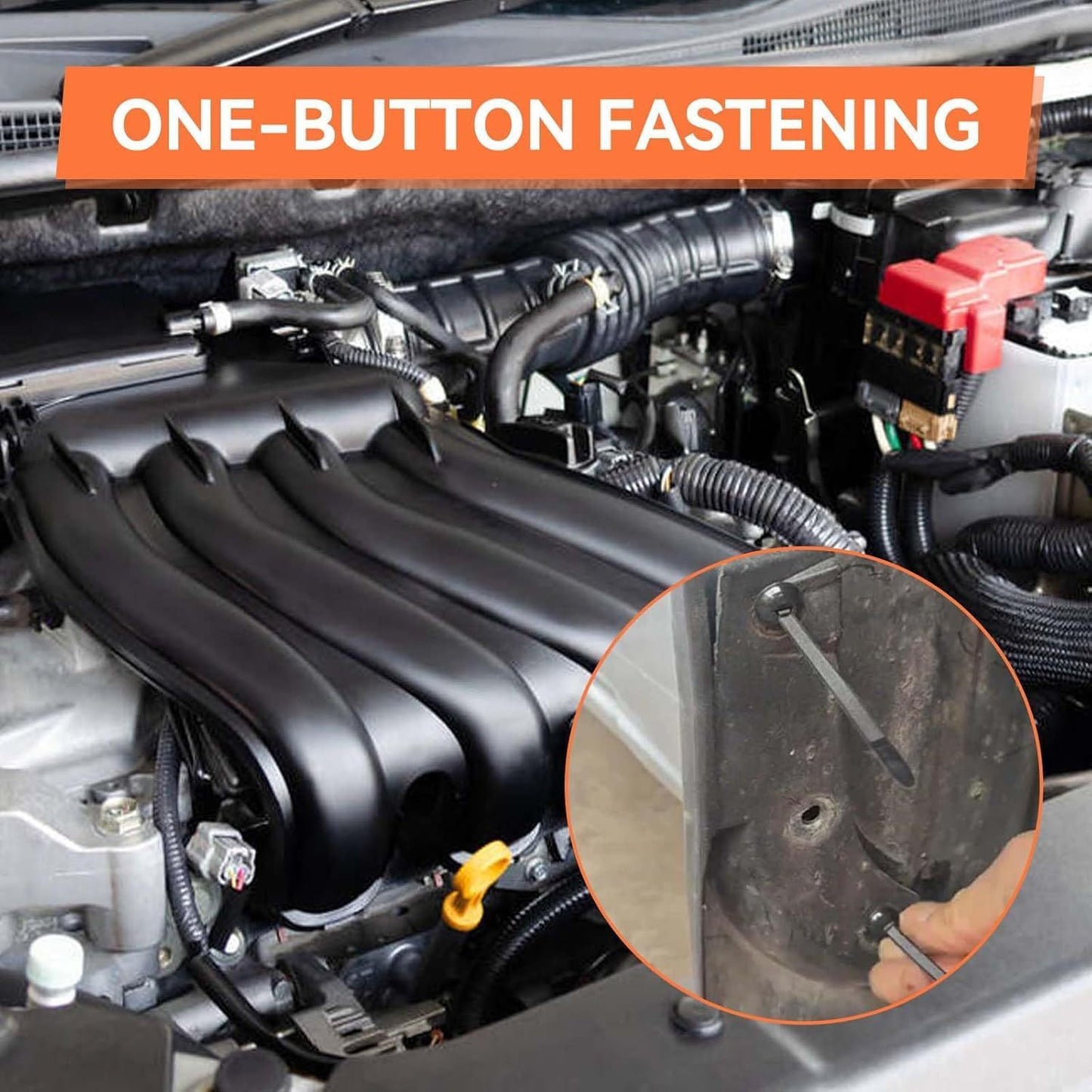 All-Purpose Snap Fit Fastener Clip for Cars & General Repairs