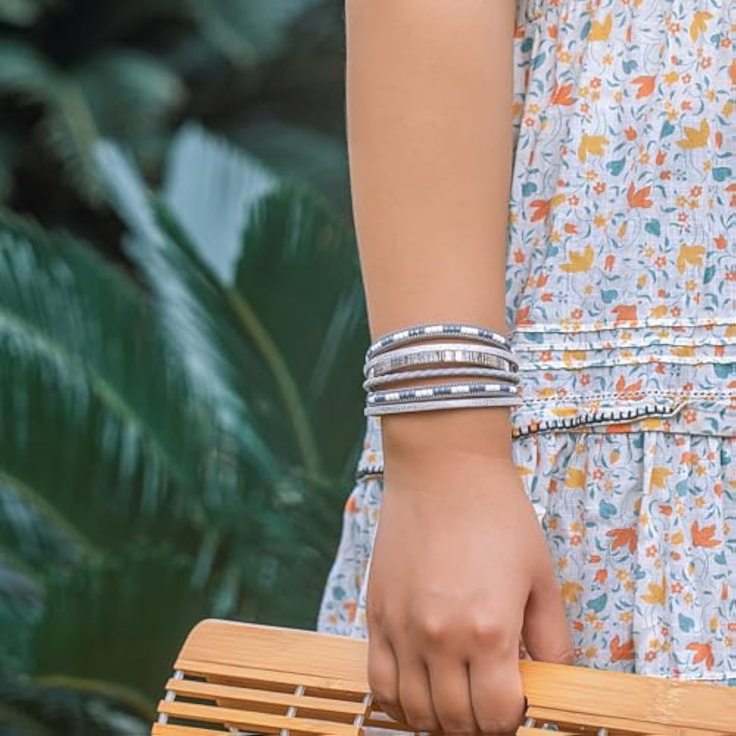 Boho Leather Wrap Bracelet